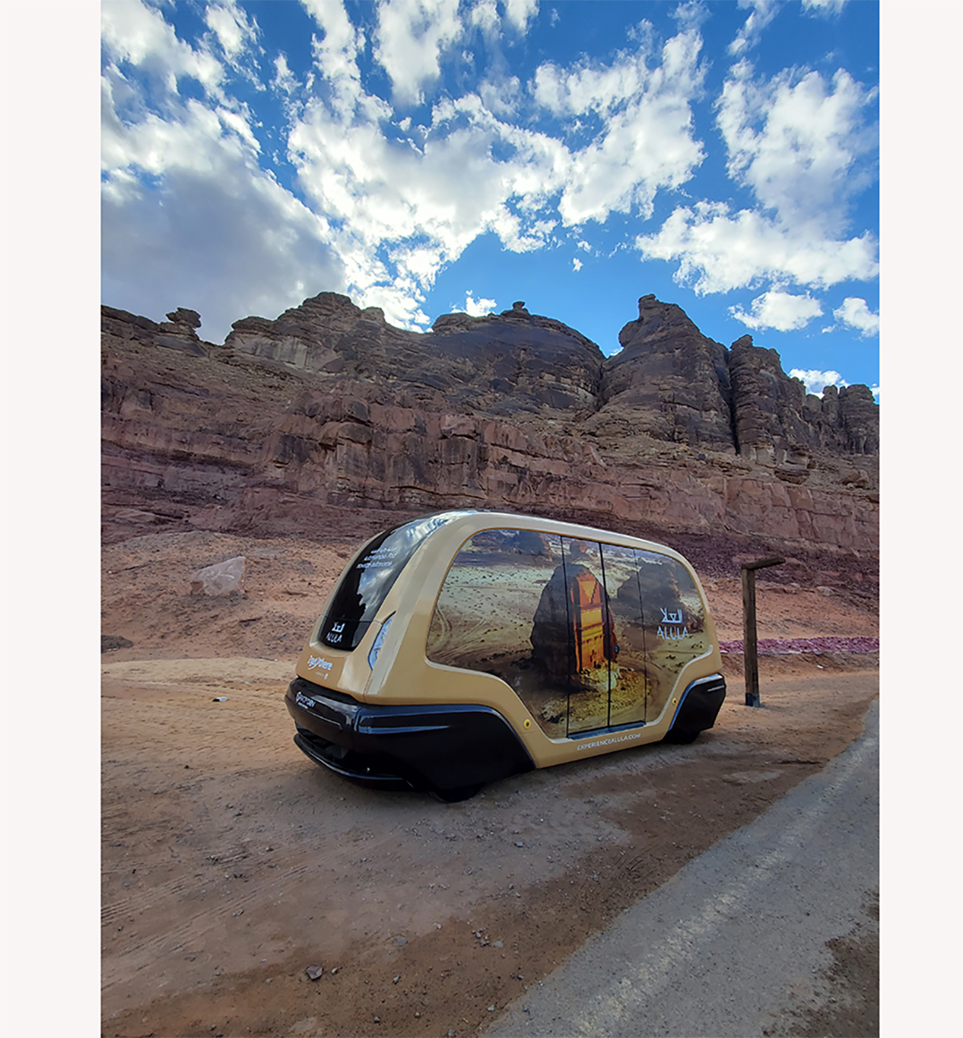 RCU launches autonomous pod vehicle service in AlUla