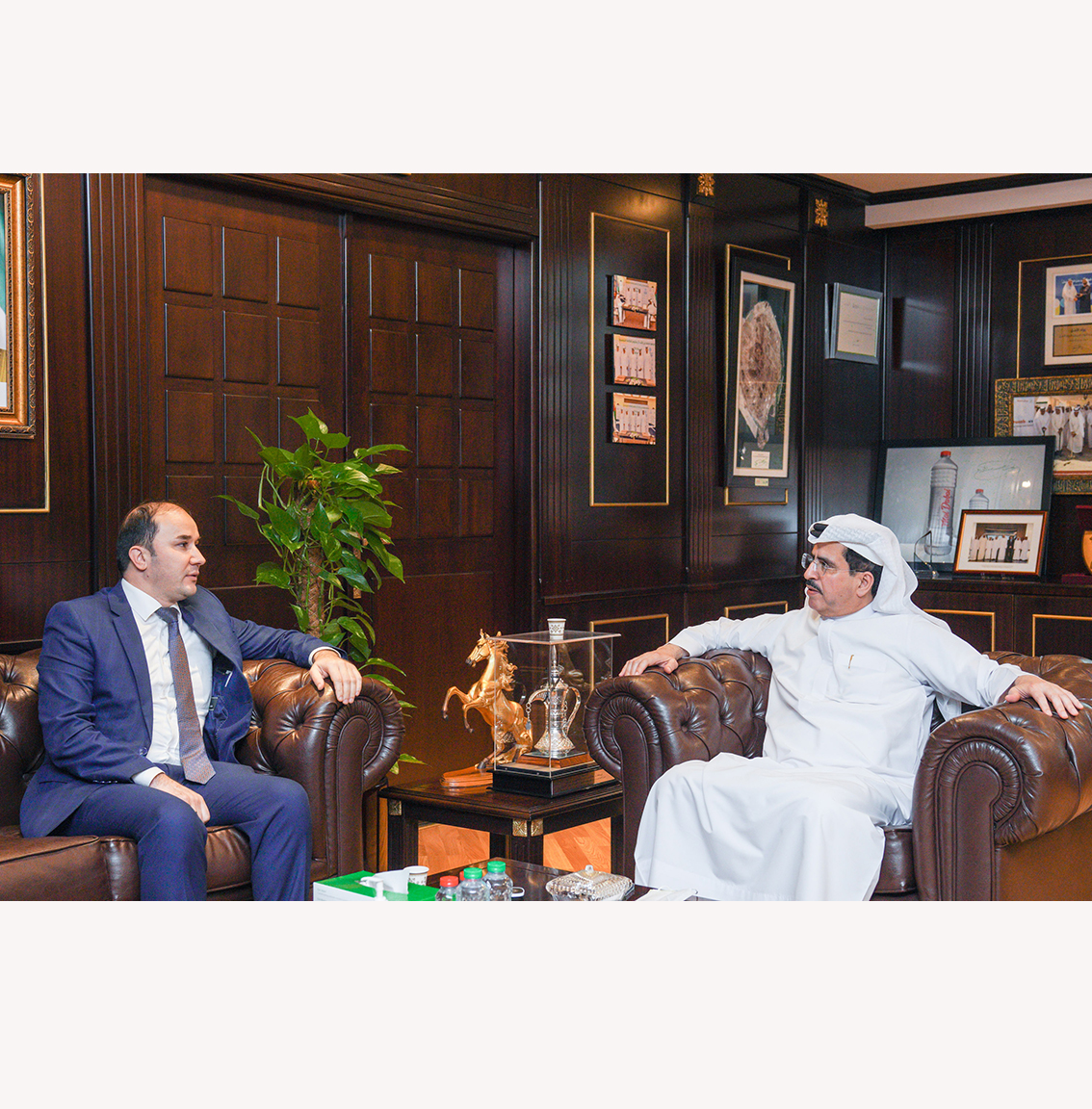 Saeed Mohammed Al Tayer receives Consul General of Tajikistan in Dubai