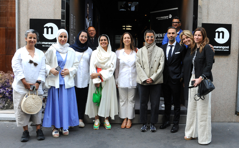 NOURA AL KAABI VISITED ISTITUTO MARANGONI IN MILANO