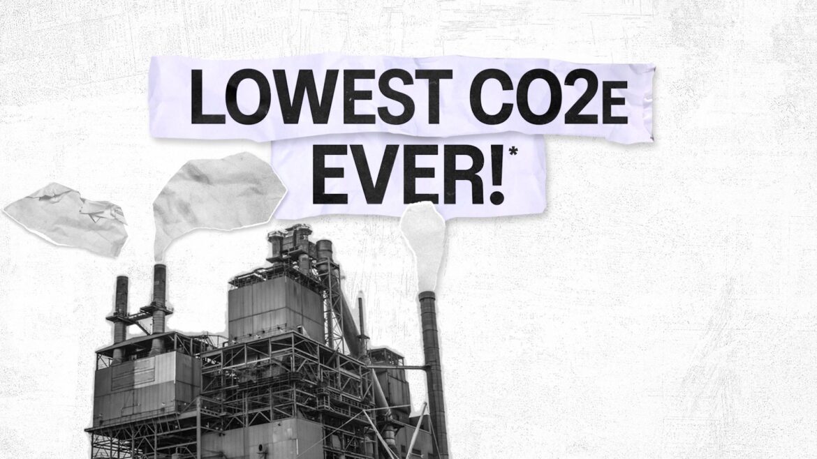 LOWEST CO2E EVER!
