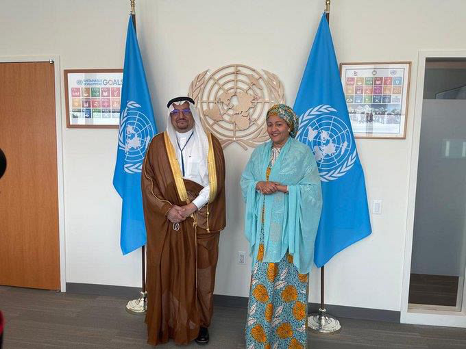 Saudi education minister Meets UN Deputy Secretary-General