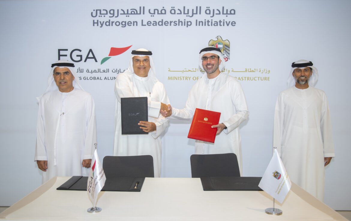 EGA signs agreement with Ministry of Energy & Infrastructure to join UAE Hydrogen Leadership Initiative