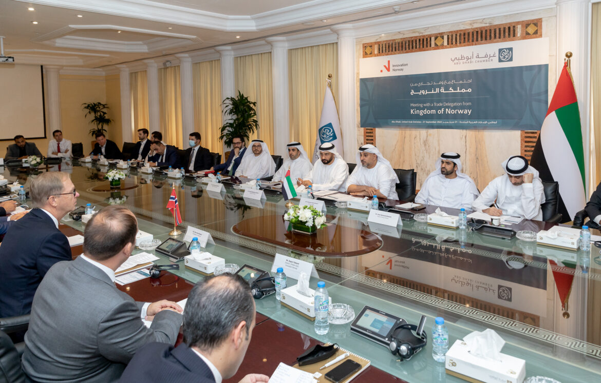 Abu Dhabi Chamber and Norway discuss means of enhancing trade relations