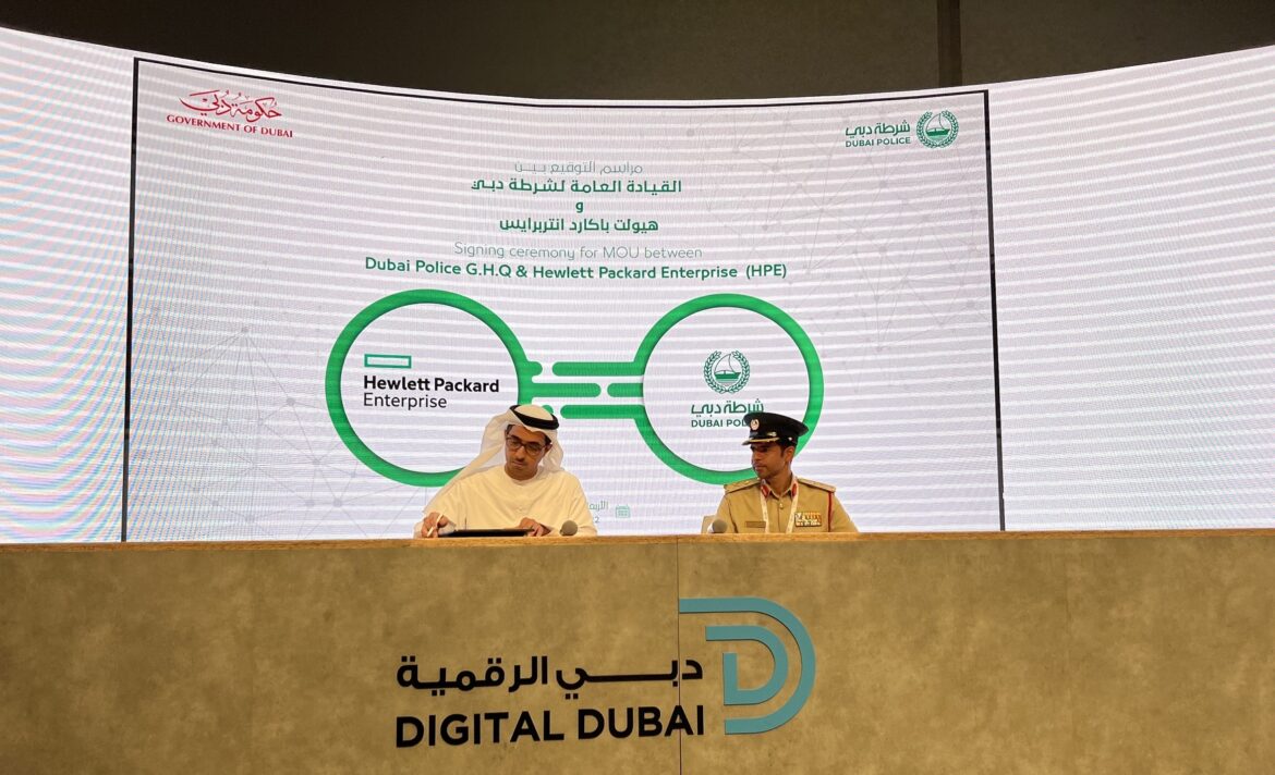 Dubai Police, Hewlett sign MoU