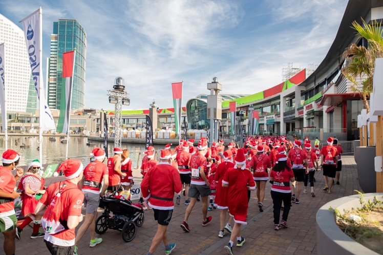 The Merriest and Jolliest Santa Run is back at Dubai Festival City