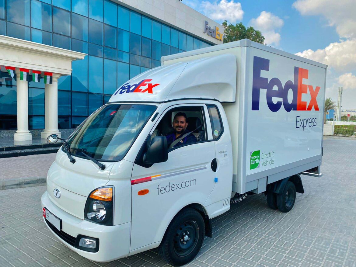 FedEx Express Advances Sustainable Operations with Electric Vehicle Trials in the UAE