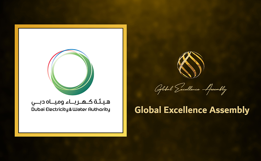 DEWA wins the Organizational Achievements award at the Global Excellence Assembly Awards 2022