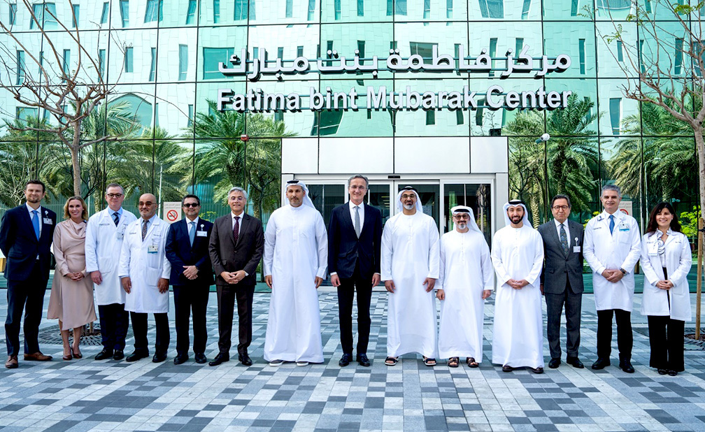 Khaled bin Mohamed bin Zayed inaugurates Fatima bint Mubarak Center at Cleveland Clinic Abu Dhabi