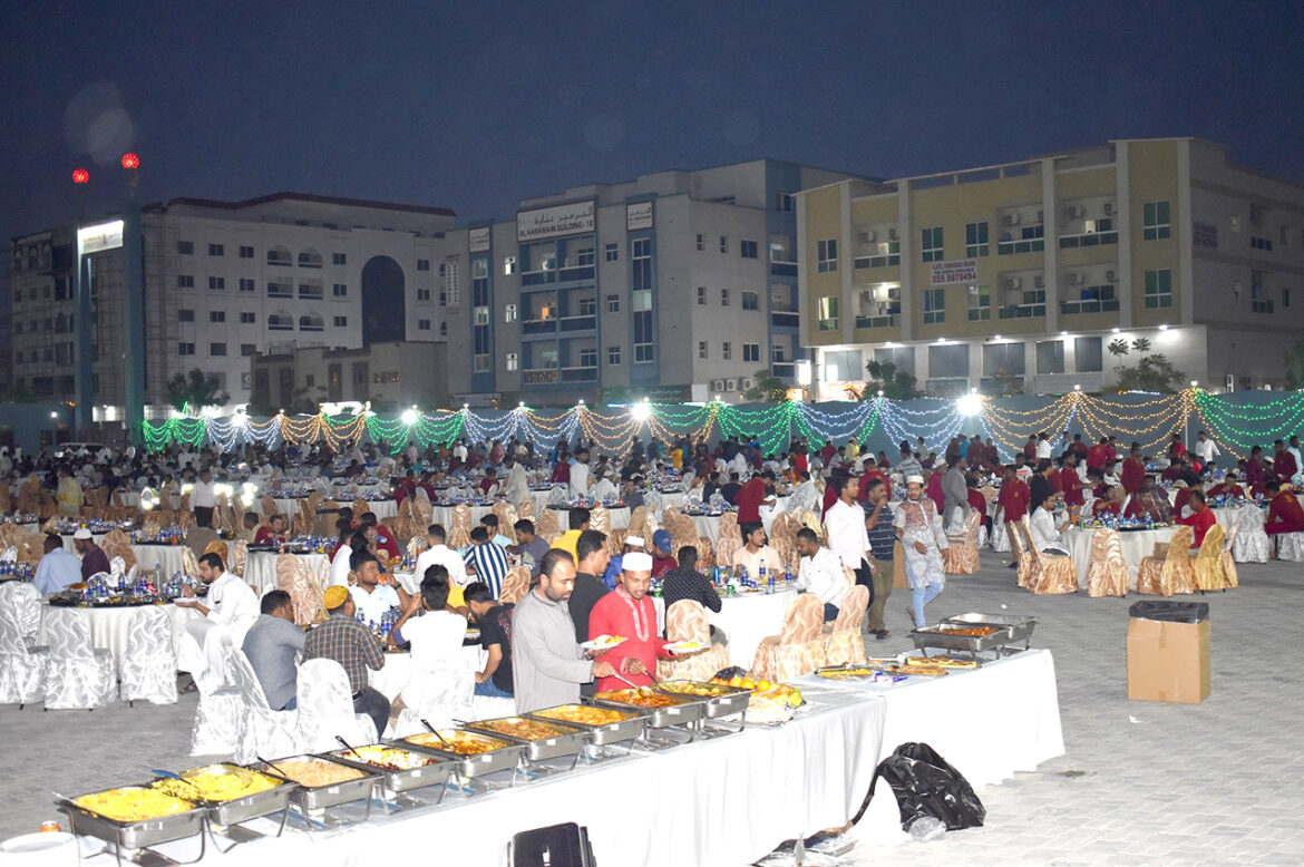 largest Iftar Dinner Gathering attended by more than 5,000 guests