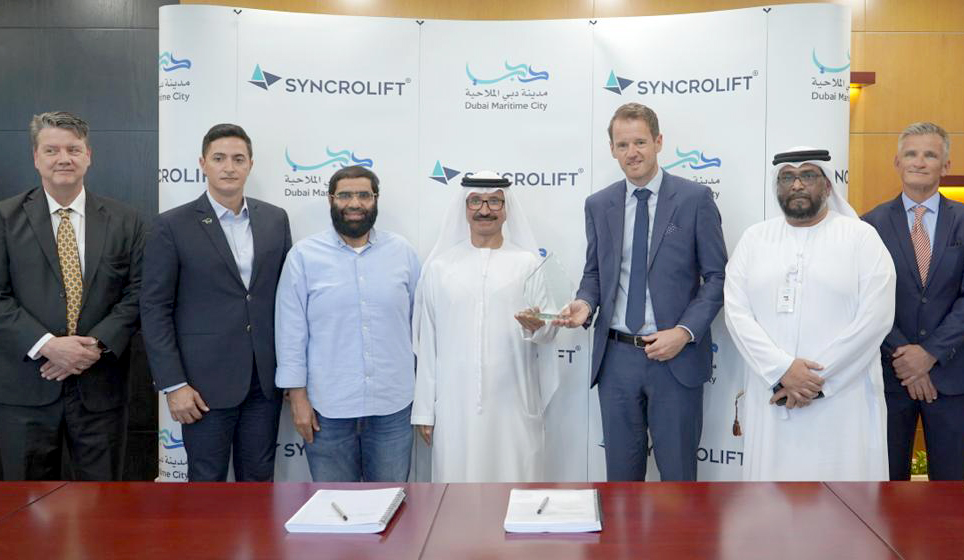 Dubai Maritime City Partners with Syncrolift AS to Improve Capabilities of Ship Lifts