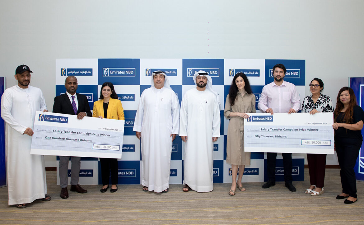 Emirates NBD announces mega prize winners of Salary Transfer campaign