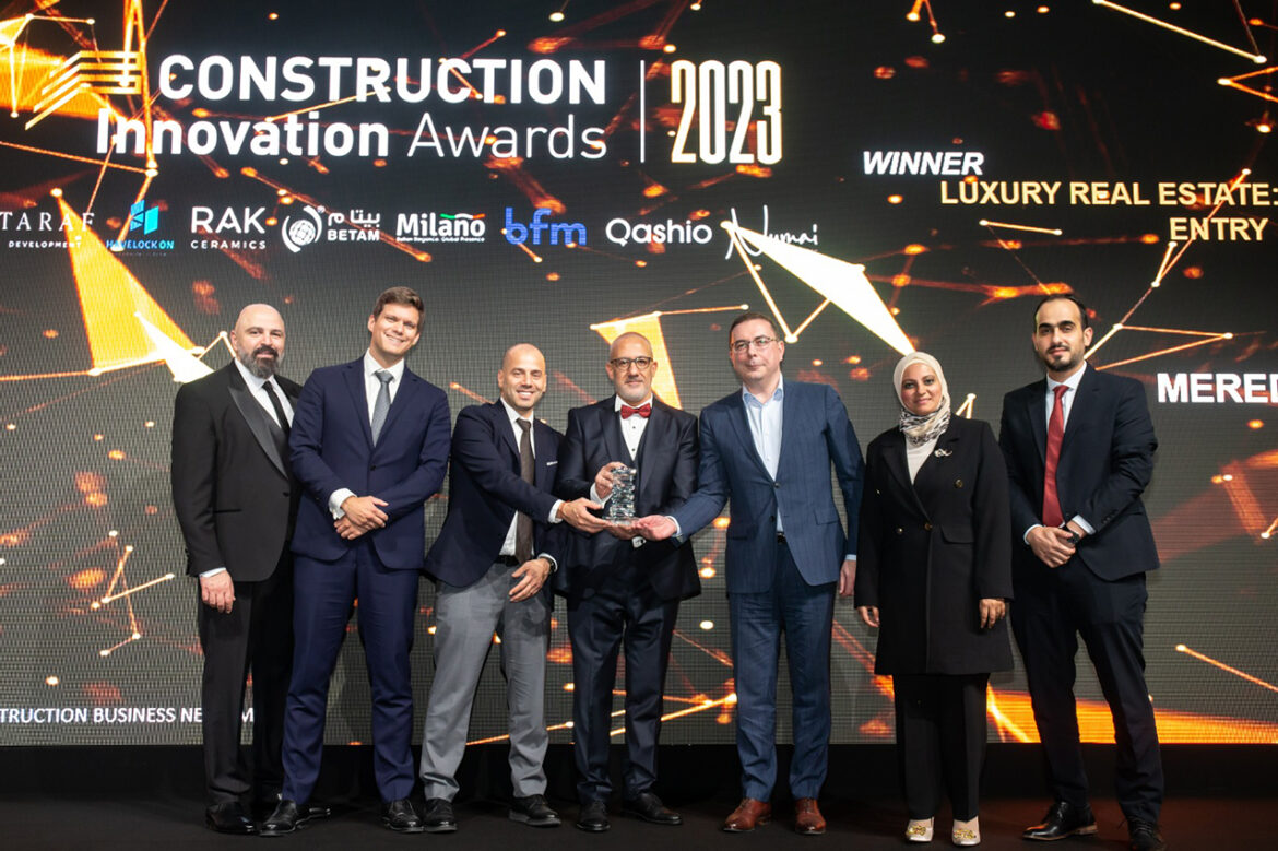 MERED wins ‘New Market Entry’ at Construction Innovation Awards 2023