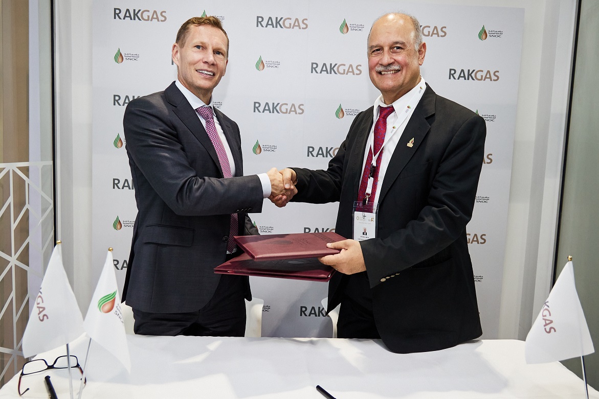 SNOC and RAKGAS Sign Gas Storage Service Agreement