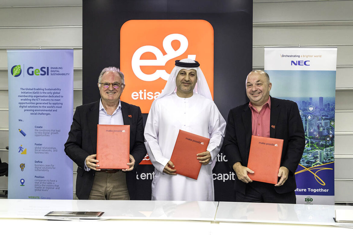 e& collaborates with NEC Laboratories and the Global Enabling Sustainability Initiative (GeSI) to improve sustainability in Supply Chain Management