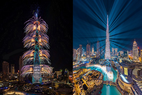 Unveiling the Spectacular Setup: Behind the Scenes of the New Year’s Eve Extravaganza at Burj Khalifa