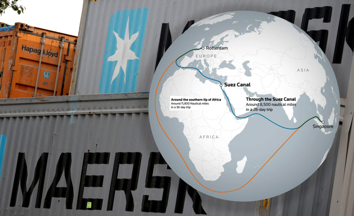 Maersk warns of major disruption as it diverts ships away from Red Sea