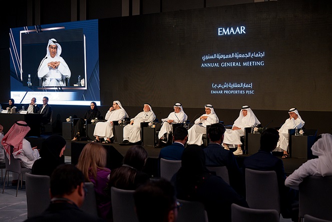 Emaar Properties announces AED 4.4 billion dividend (50 fils/share) and reports record AED 40.3 billion property sales in 2023
