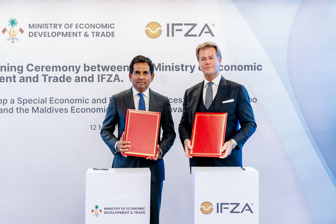 Government of Maldives Signs MoU with IFZA for Development of Special Economic and Financial Service Zones in the Maldives