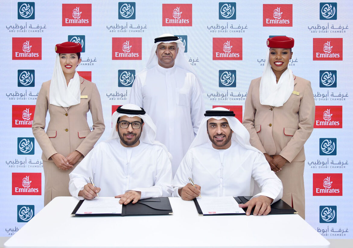 Partnership between the Abu Dhabi Chamber and Emirates Airline to enhance travel and tourism sector
