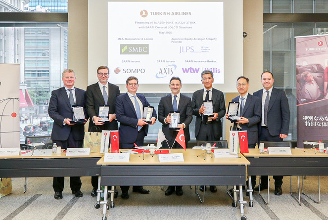 Turkish Airlines Announces First Use of Sompo AXIS Aviation Finance Insurance (SAAFI) Product for New Aircraft Deliveries