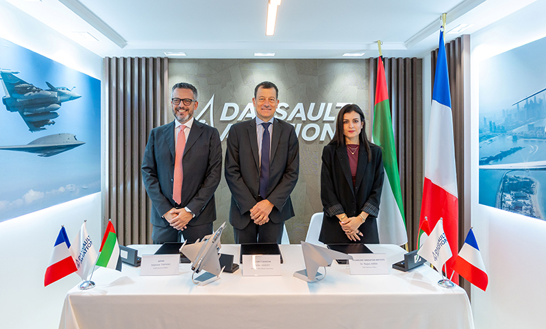 Dassault Aviation, TII, and ASPIRE Sign Strategic Cooperation Agreement to Drive Next-Gen Aerospace Innovation