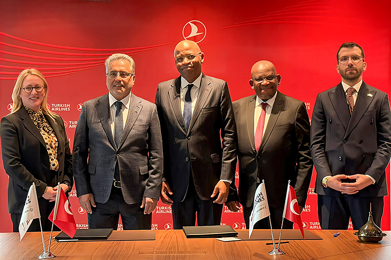 Turkish Airlines and South African Airways Sign Codeshare Agreement